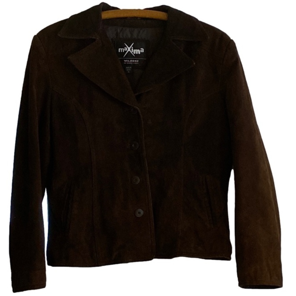 VINTAGE Maxima Wilson’s Leather/Suede Jacket Brown Women’s XL
